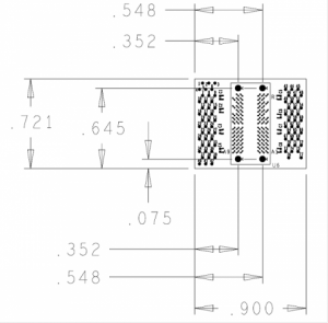 DDR2 84 BALL OSCILLOSCOPE SOCKETED MECHANICAL