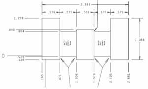 DDR3 96 Pin Logic/Compliance Socketed Mechanical Outline