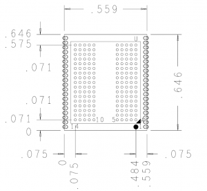 GDDR5 170 BALL OSCILLOSCOPE EDGEPROBE MECHANICAL