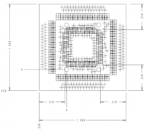 LPDDR2 168 BALL OSCILLOSCOPE SOCKETED MECHANICAL