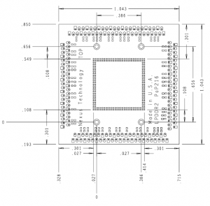 LPDDR2 216 BALL OSCILLOSCOPE SOCKETED MECHANICAL