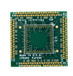 LPDDR2 240 BALL OSCILLOSCOPE SOCKETED INTERPOSER