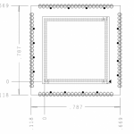 LPDDR4 272 Ball EdgeProbe™ Interposer Mechanical Outline