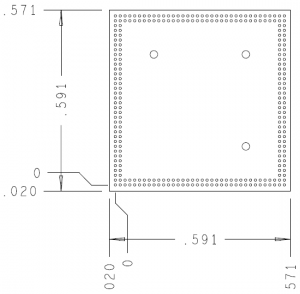 LPDDR4 272 Ball Riser Mechanical