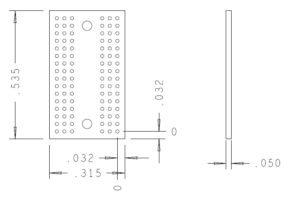 DDR3 96 Ball Riser Mechanical Outline